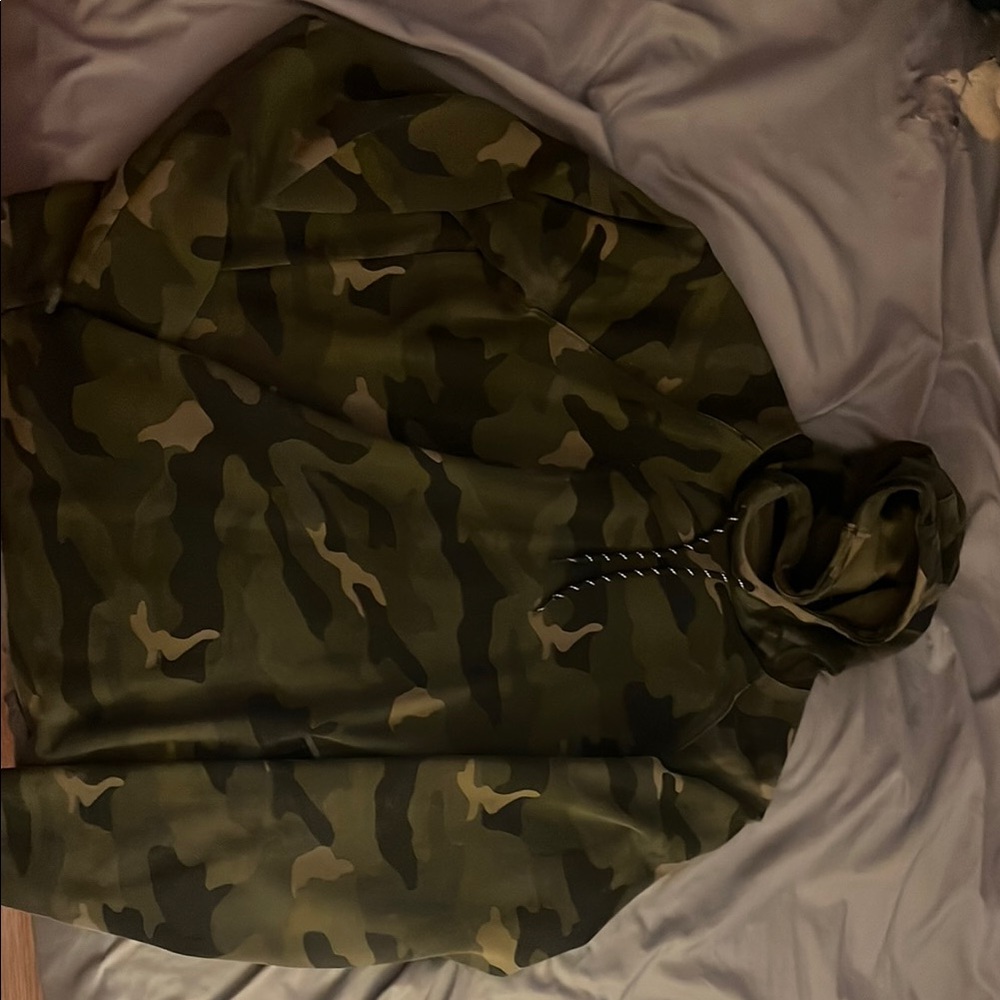 Old Navy Green Bubble Cargo Sweatshirt